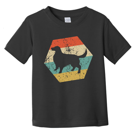 Irish Setter Dog Breed Retro Distressed Hexagon Infant Toddler T-Shirt