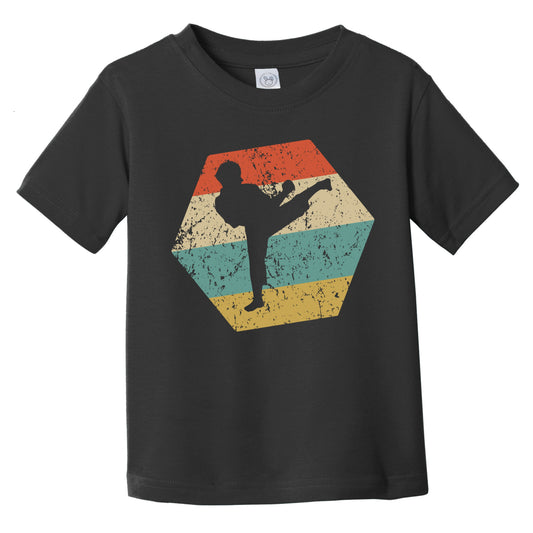 Martial Arts Retro Distressed Hexagon Tae Kwon Do Infant Toddler T-Shirt