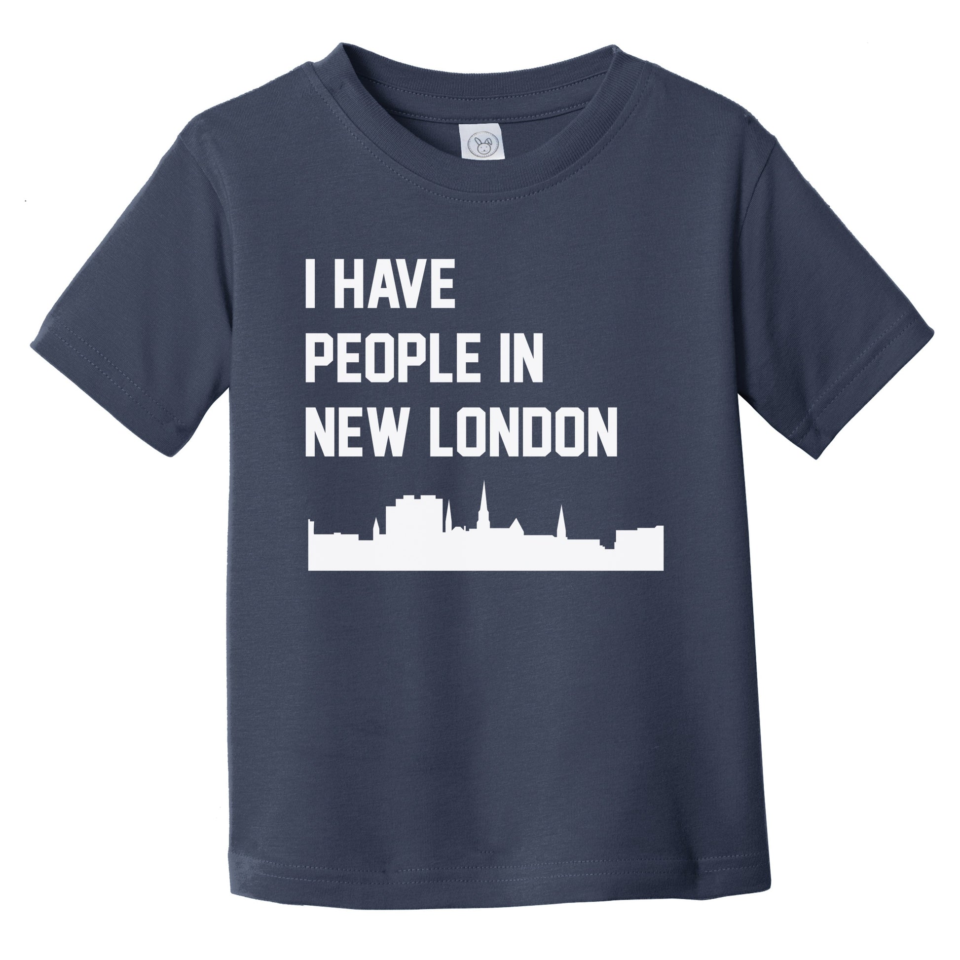 I Have People In New London Connecticut Skyline Infant Toddler T-Shirt