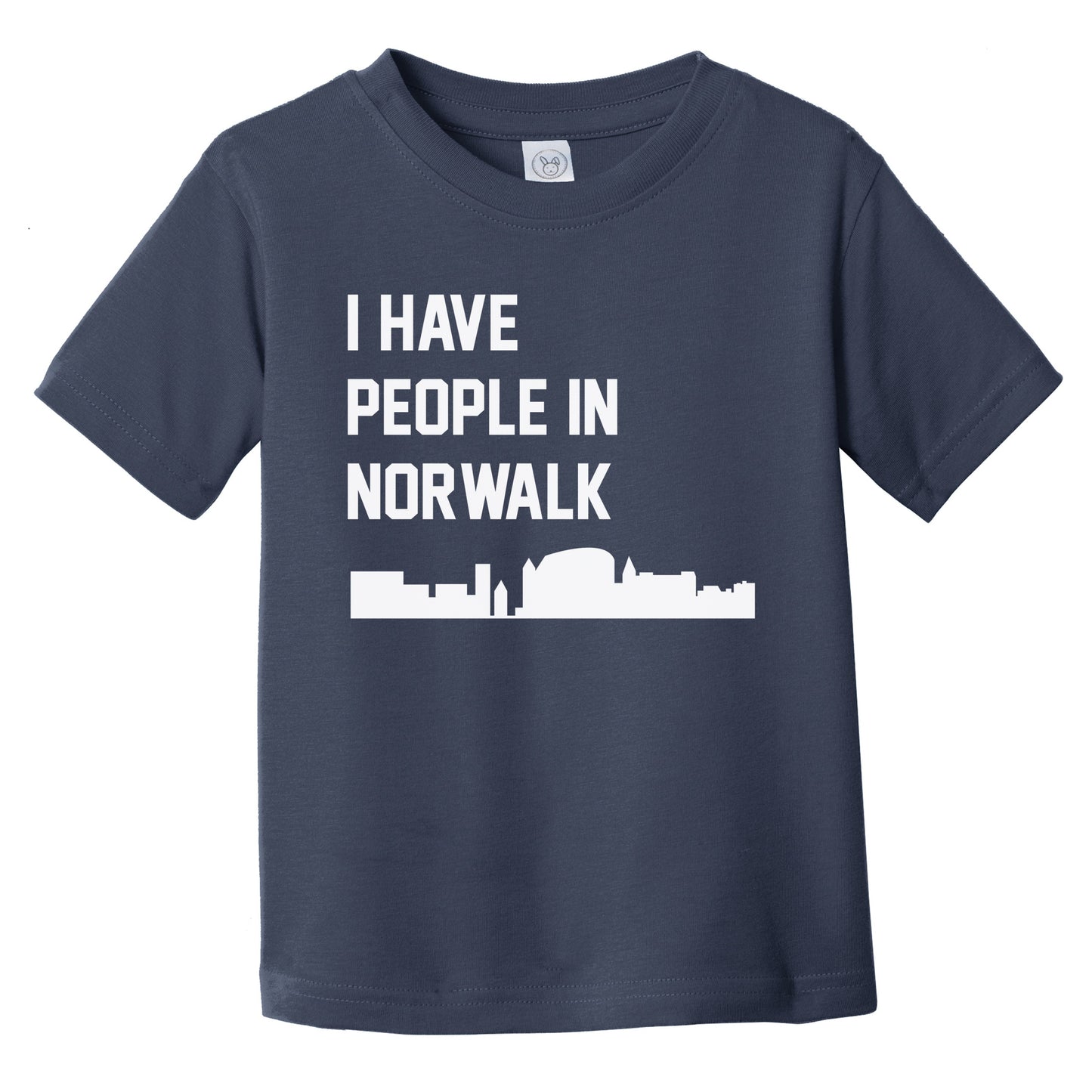 I Have People In Norwalk Connecticut Skyline Infant Toddler T-Shirt