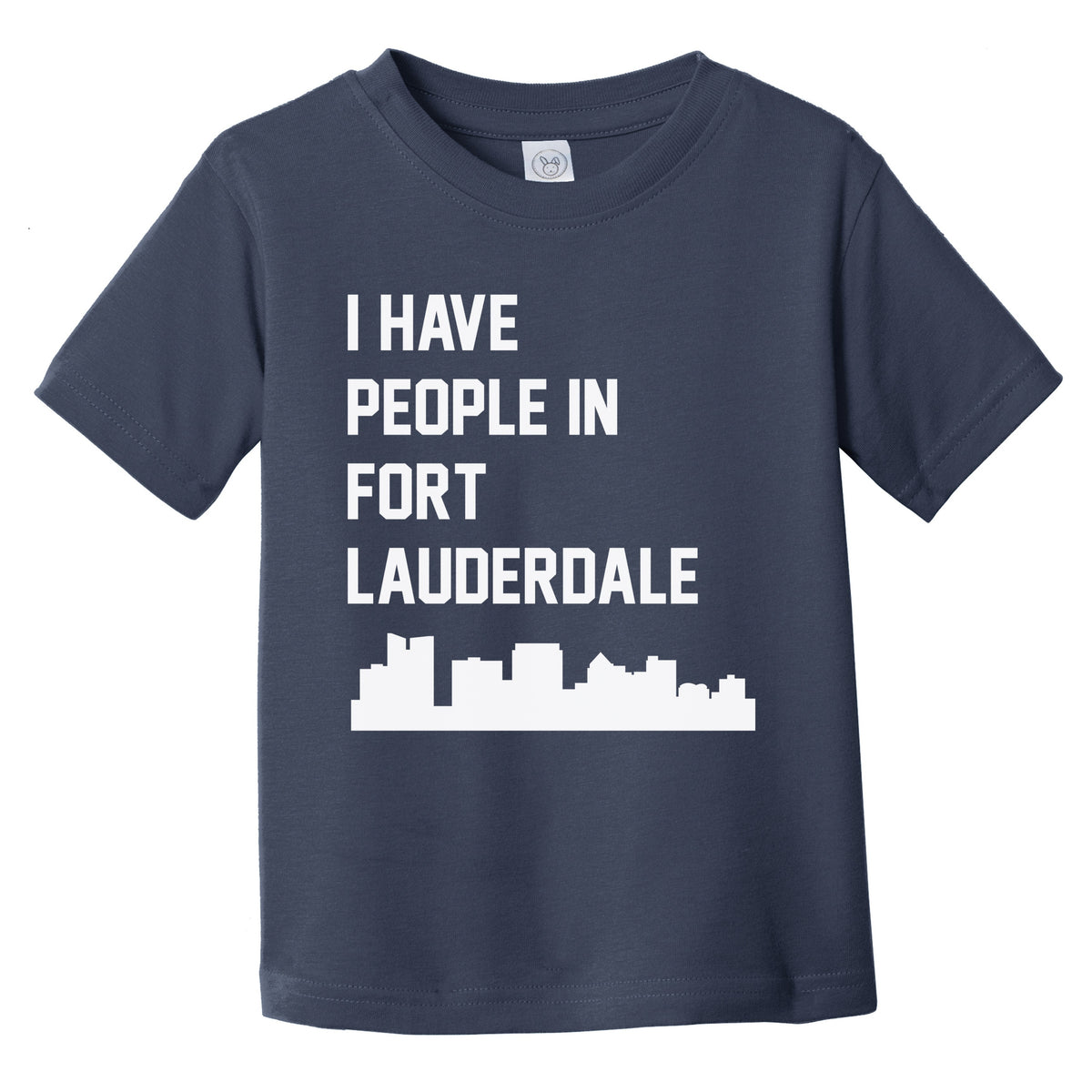 I Have People In Fort Lauderdale Florida Skyline Infant Toddler T-Shirt
