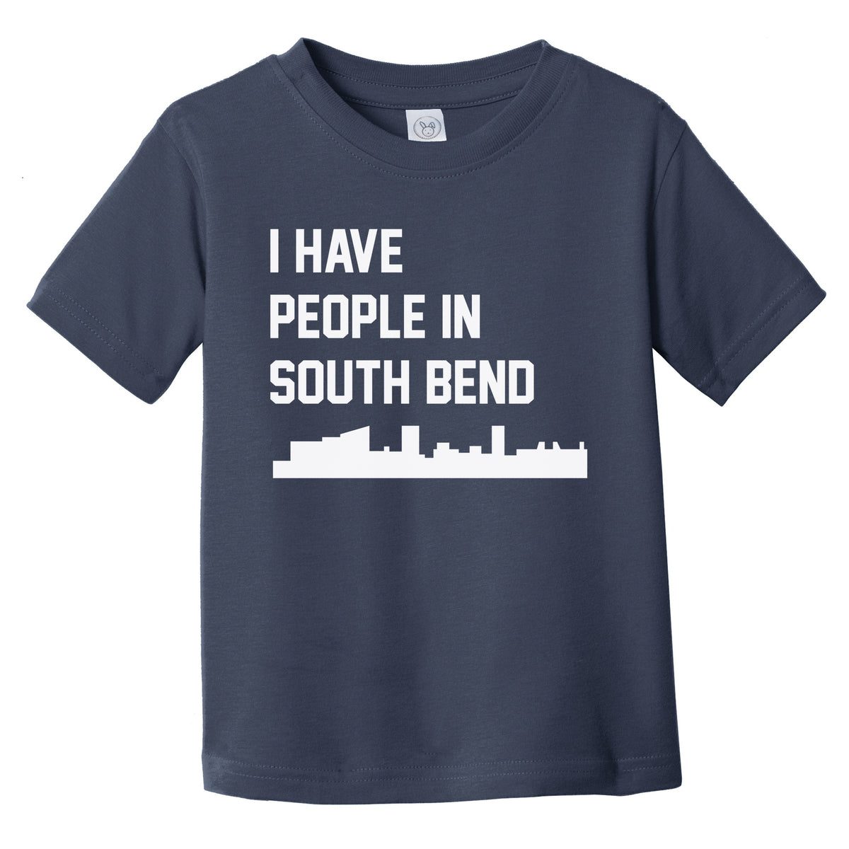 I Have People In South Bend Indiana Skyline Infant Toddler T-Shirt
