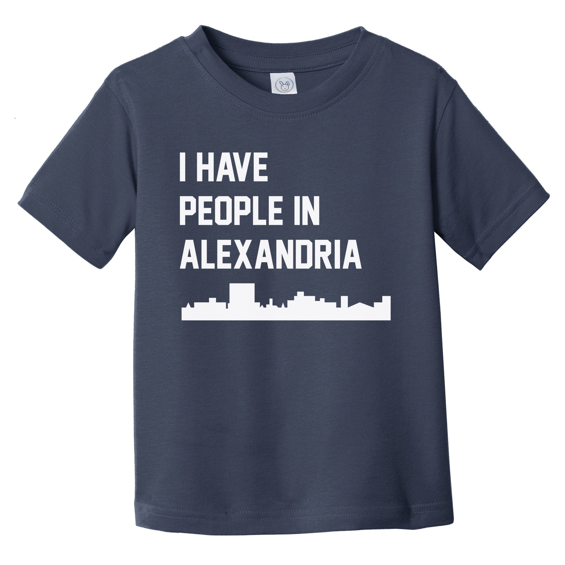 I Have People In Alexandria Louisiana Skyline Infant Toddler T-Shirt