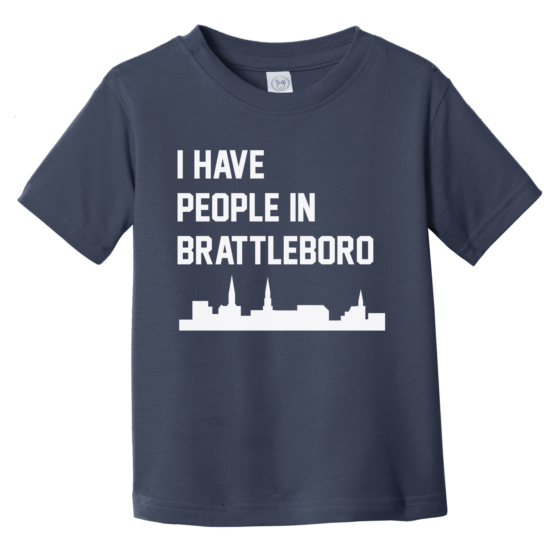 I Have People In Brattleboro Vermont Skyline Infant Toddler T-Shirt