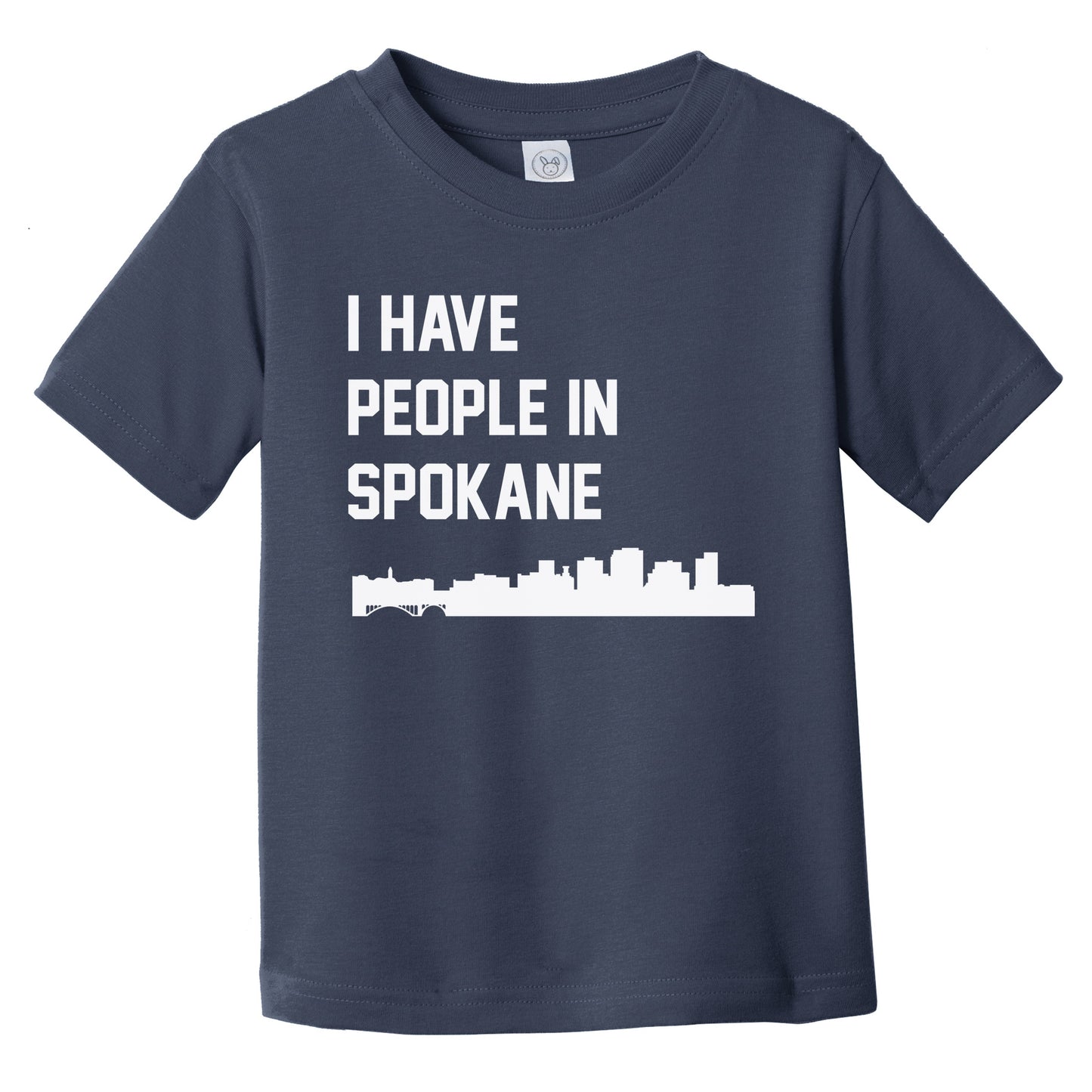 I Have People In Spokane Washington Skyline Infant Toddler T-Shirt