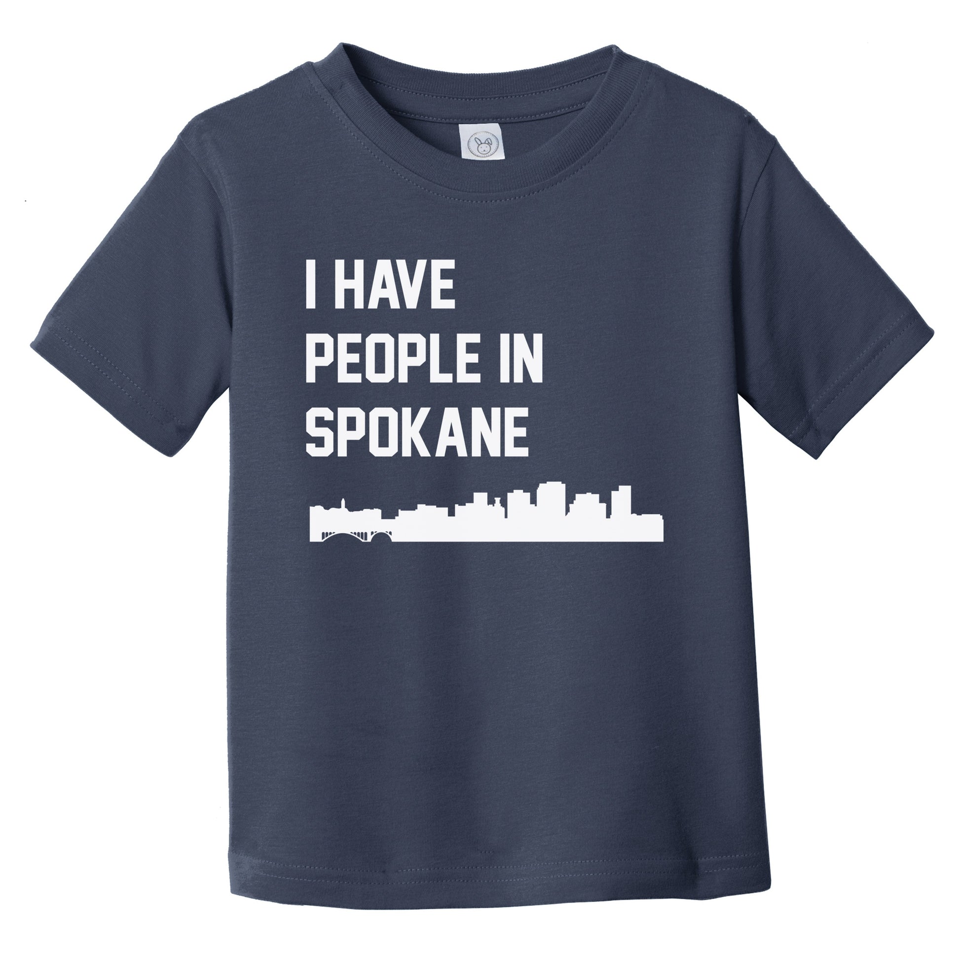 I Have People In Spokane Washington Skyline Infant Toddler T-Shirt