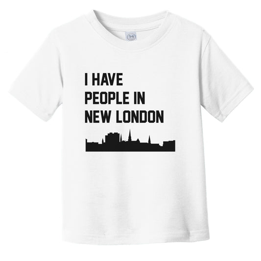 I Have People In New London Connecticut Skyline Infant Toddler T-Shirt