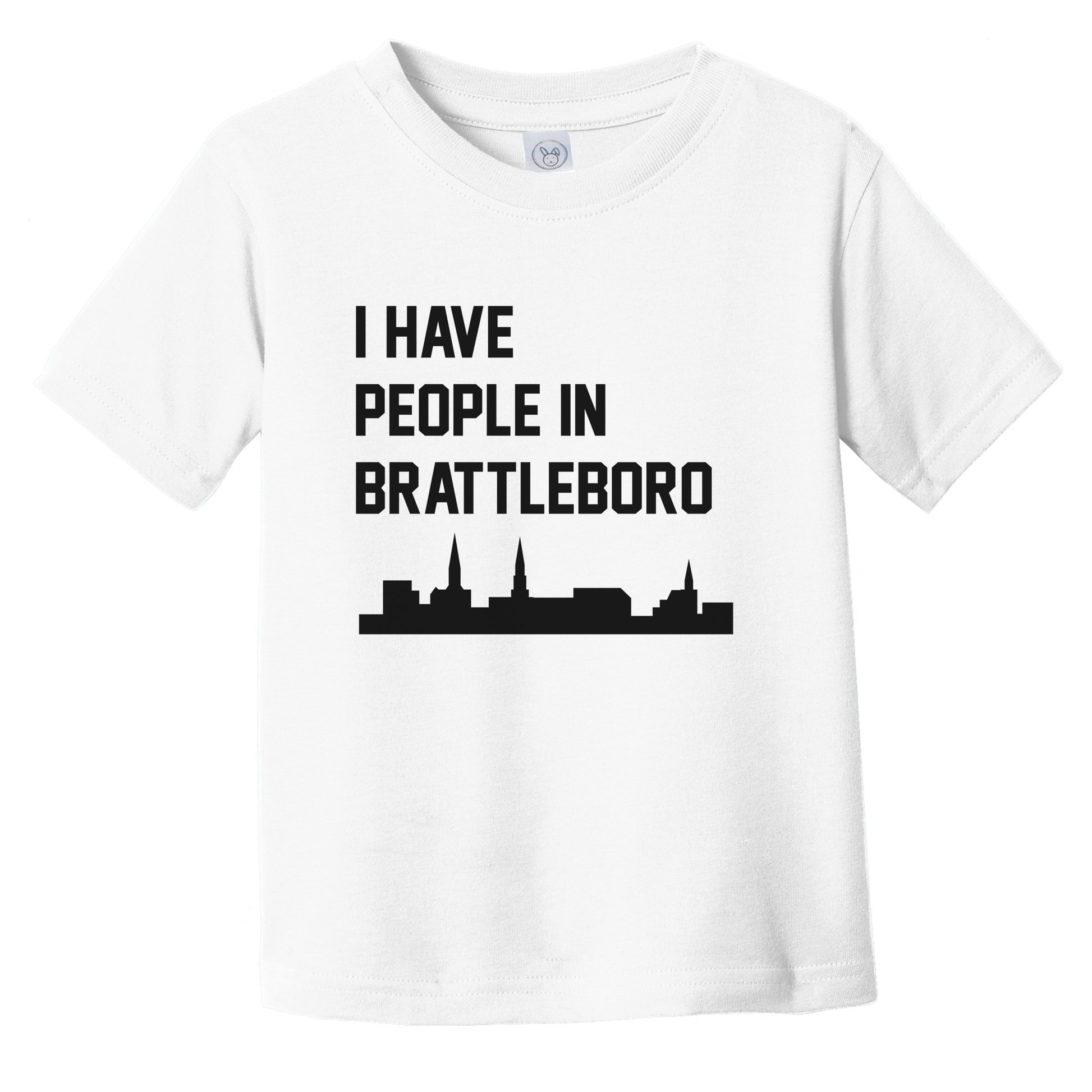 I Have People In Brattleboro Vermont Skyline Infant Toddler T-Shirt