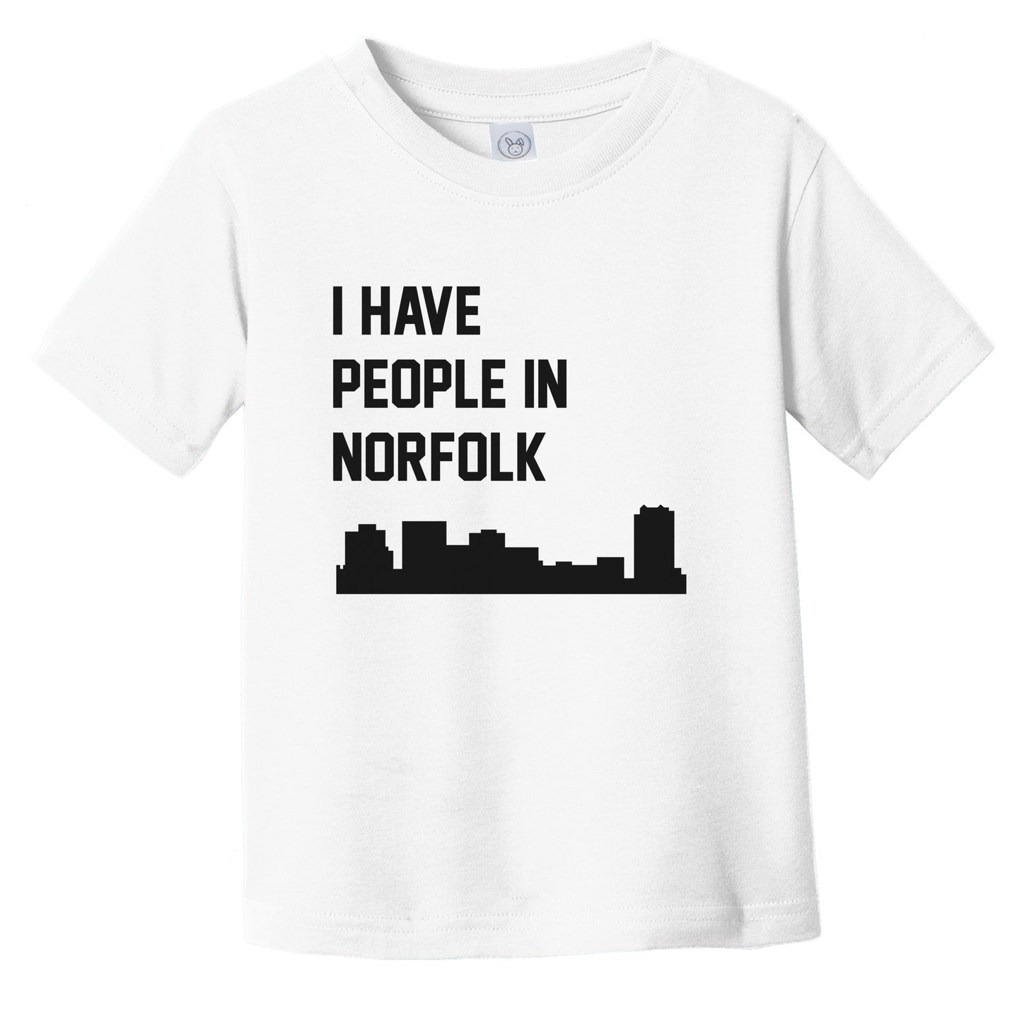 I Have People In Norfolk Virginia Skyline Infant Toddler T-Shirt