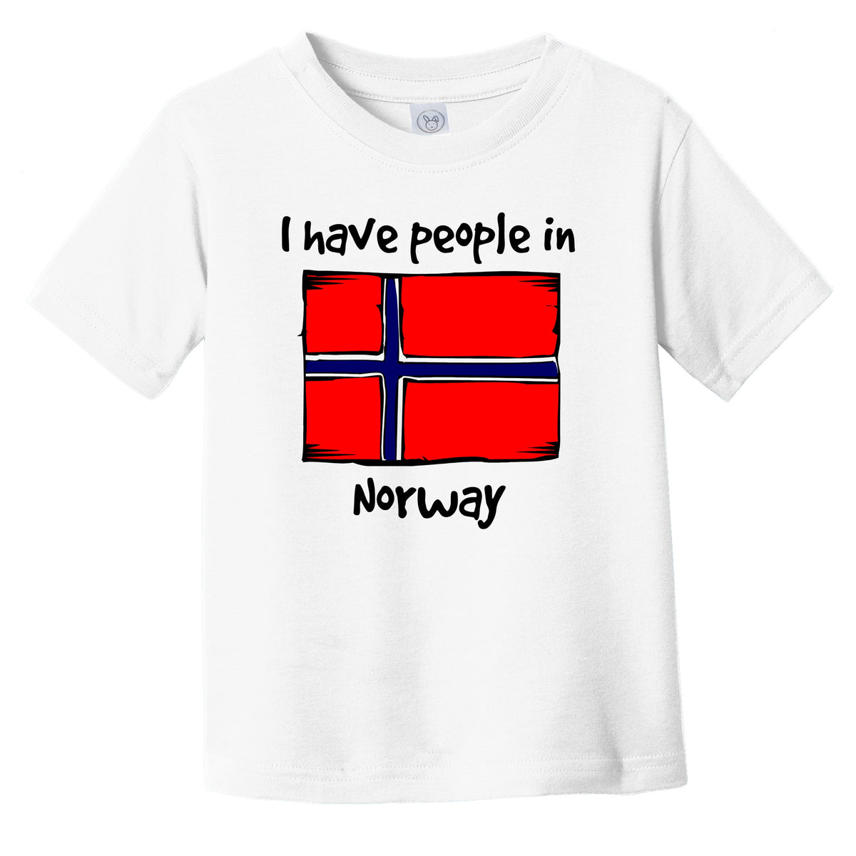 I Have People In Norway Norwegian Flag Infant Toddler T-Shirt
