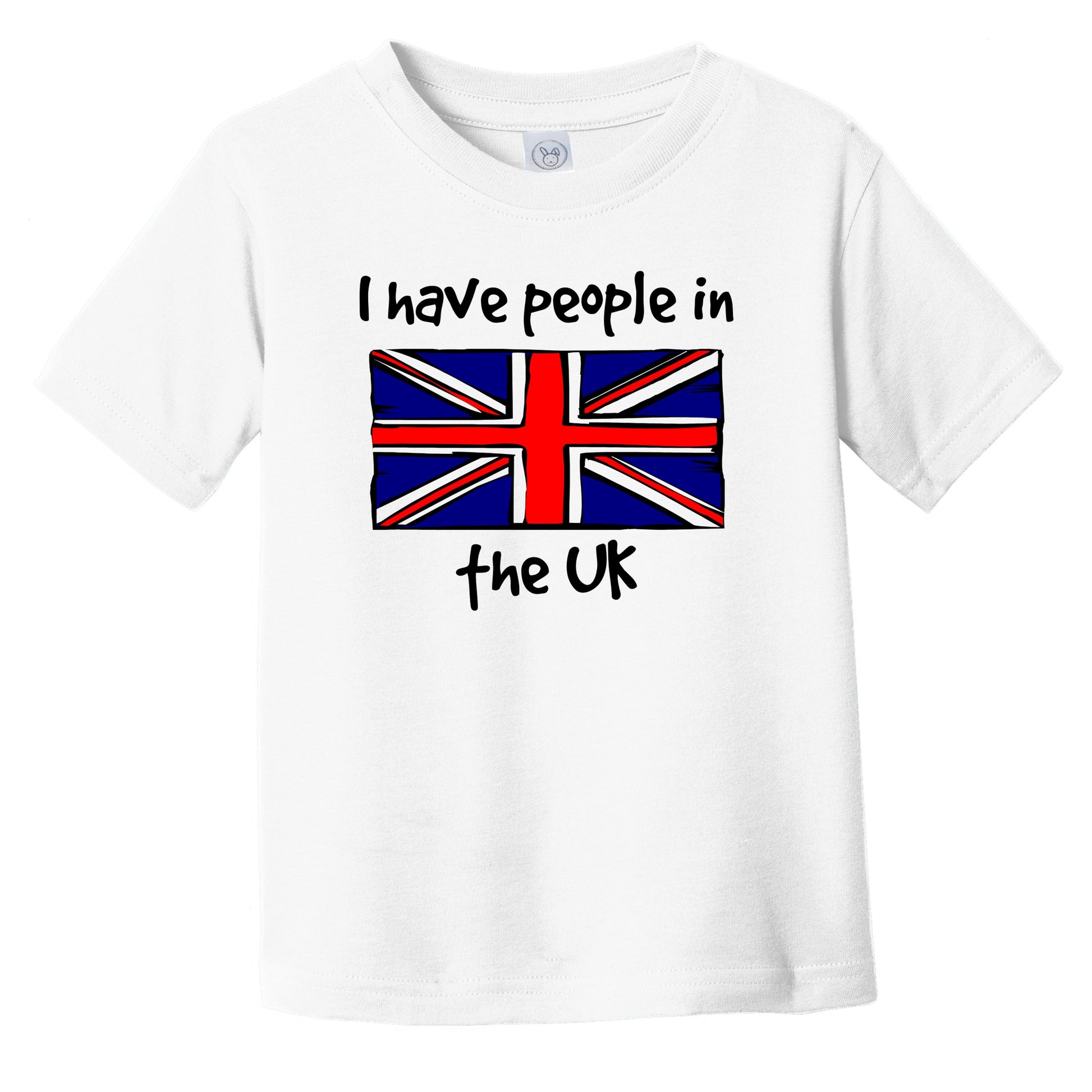 I Have People In the UK British Flag Infant Toddler T-Shirt