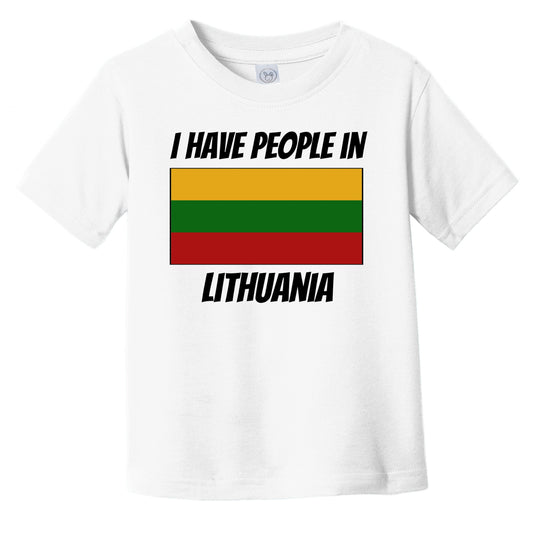 Lithuanian Flag I Have People In Lithuania Infant Toddler T-Shirt