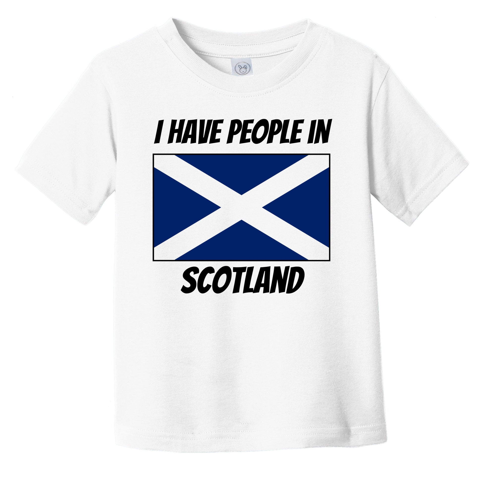 Scottish Flag I Have People In Scotland Infant Toddler T-Shirt