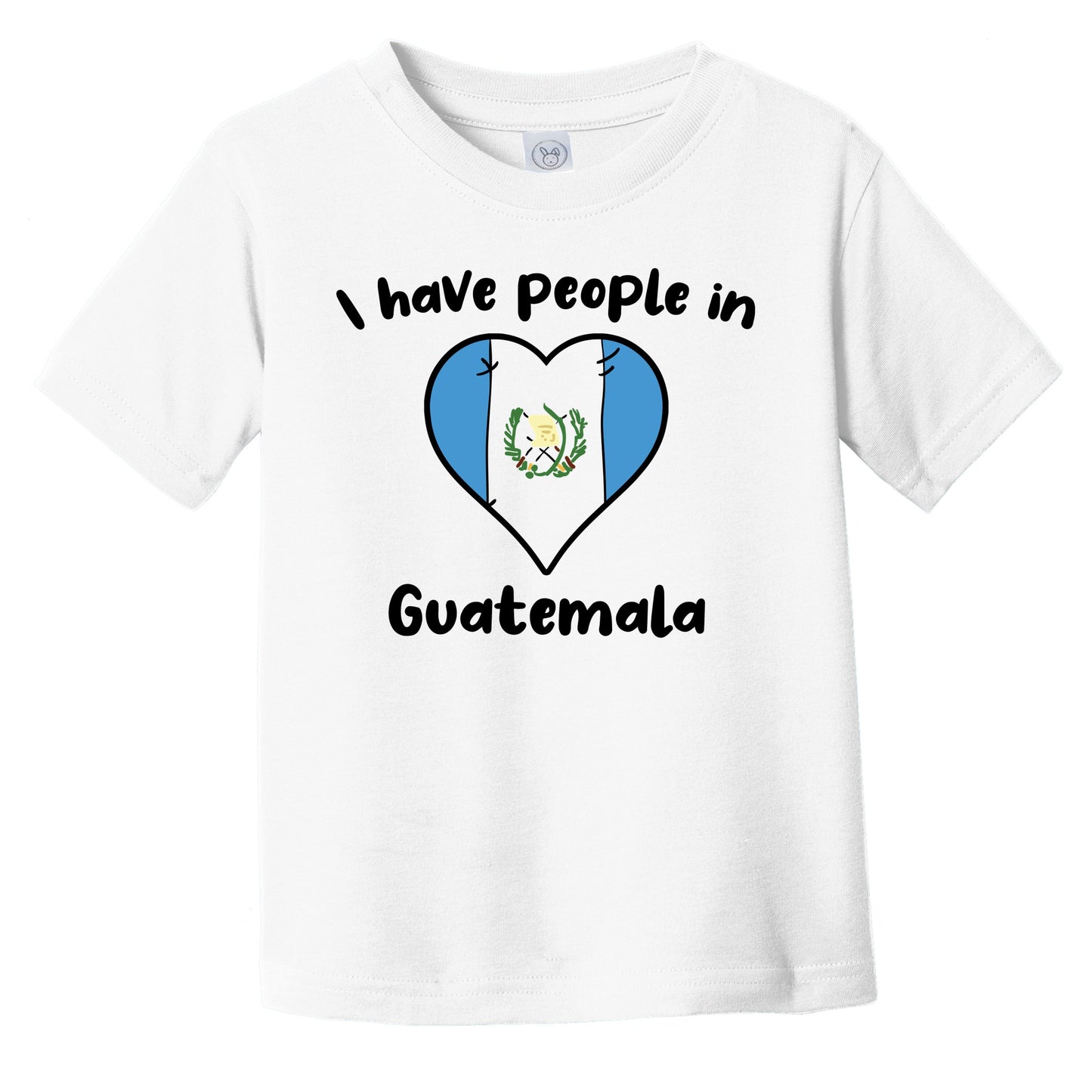 Guatemalan Flag Heart I Have People In Guatemala Infant Toddler T-Shirt