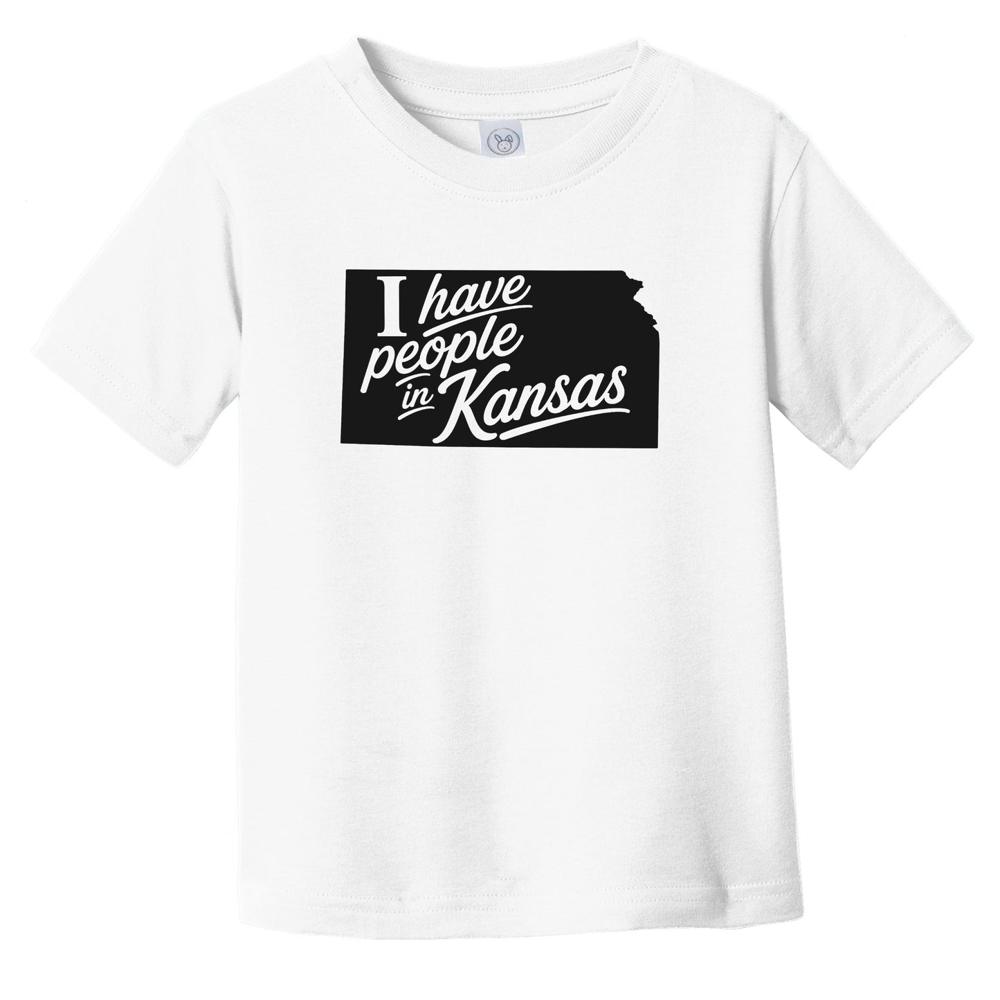 I Have People In Kansas Saying State Silhouette Infant Toddler T-Shirt