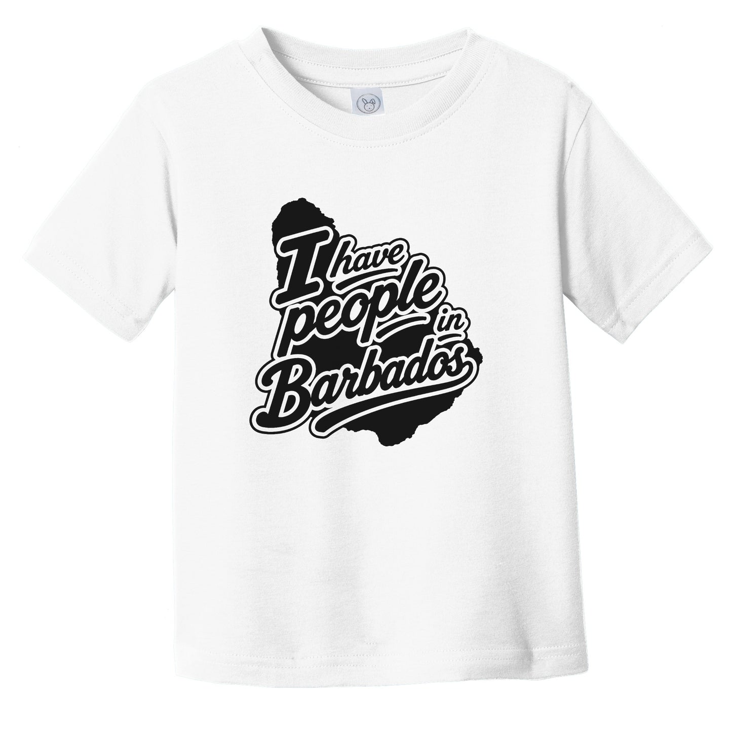 I Have People In Barbados Country Silhouette Infant Toddler T-Shirt