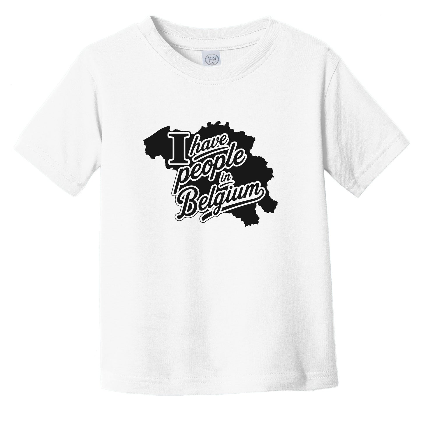 I Have People In Belgium Country Silhouette Infant Toddler T-Shirt