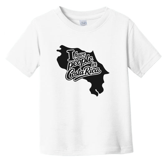 I Have People In Costa Rica Country Silhouette Infant Toddler T-Shirt