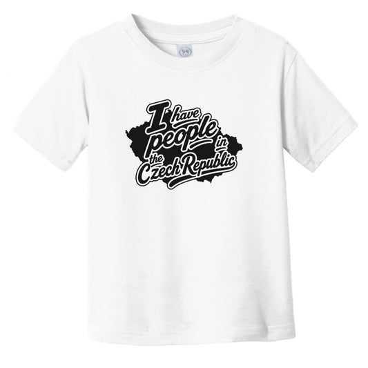 I Have People In the Czech Republic Country Silhouette Infant Toddler T-Shirt