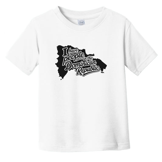 I Have People In the Dominican Republic Country Silhouette Infant Toddler T-Shirt