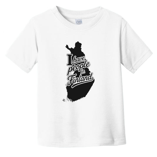 I Have People In Finland Country Silhouette Infant Toddler T-Shirt
