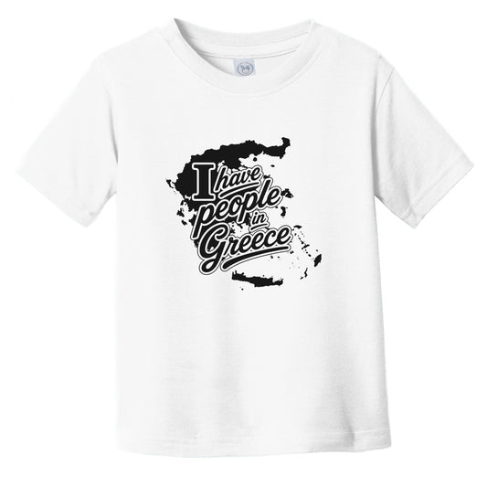 I Have People In Greece Country Silhouette Infant Toddler T-Shirt