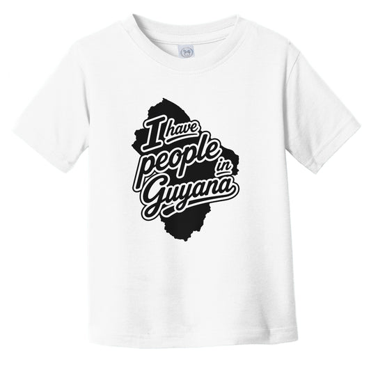 I Have People In Guyana Country Silhouette Infant Toddler T-Shirt