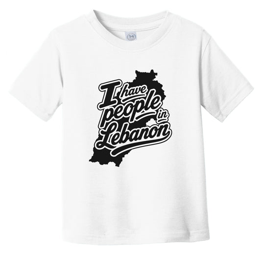 I Have People In Lebanon Country Silhouette Infant Toddler T-Shirt