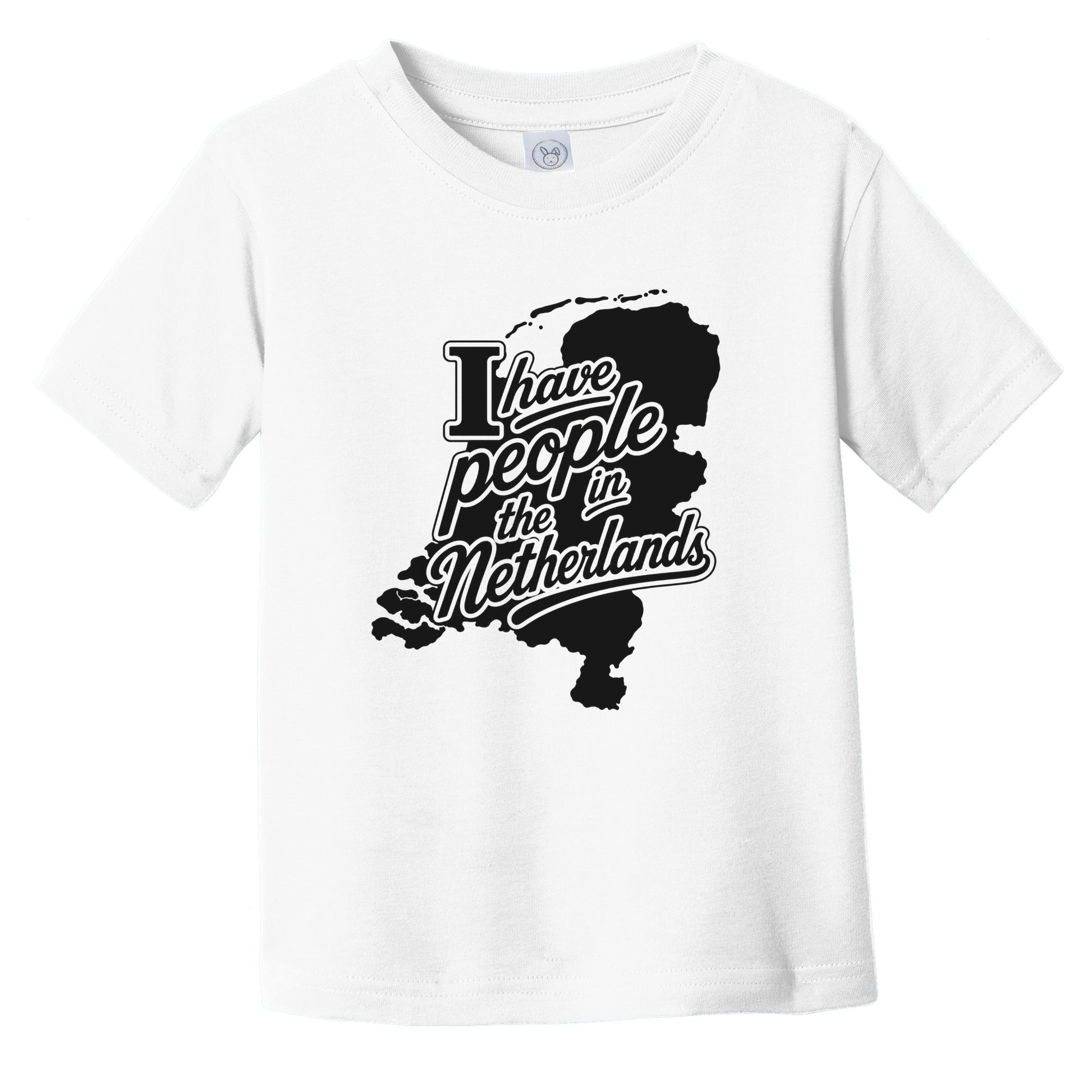 I Have People In the Netherlands Country Silhouette Infant Toddler T-Shirt