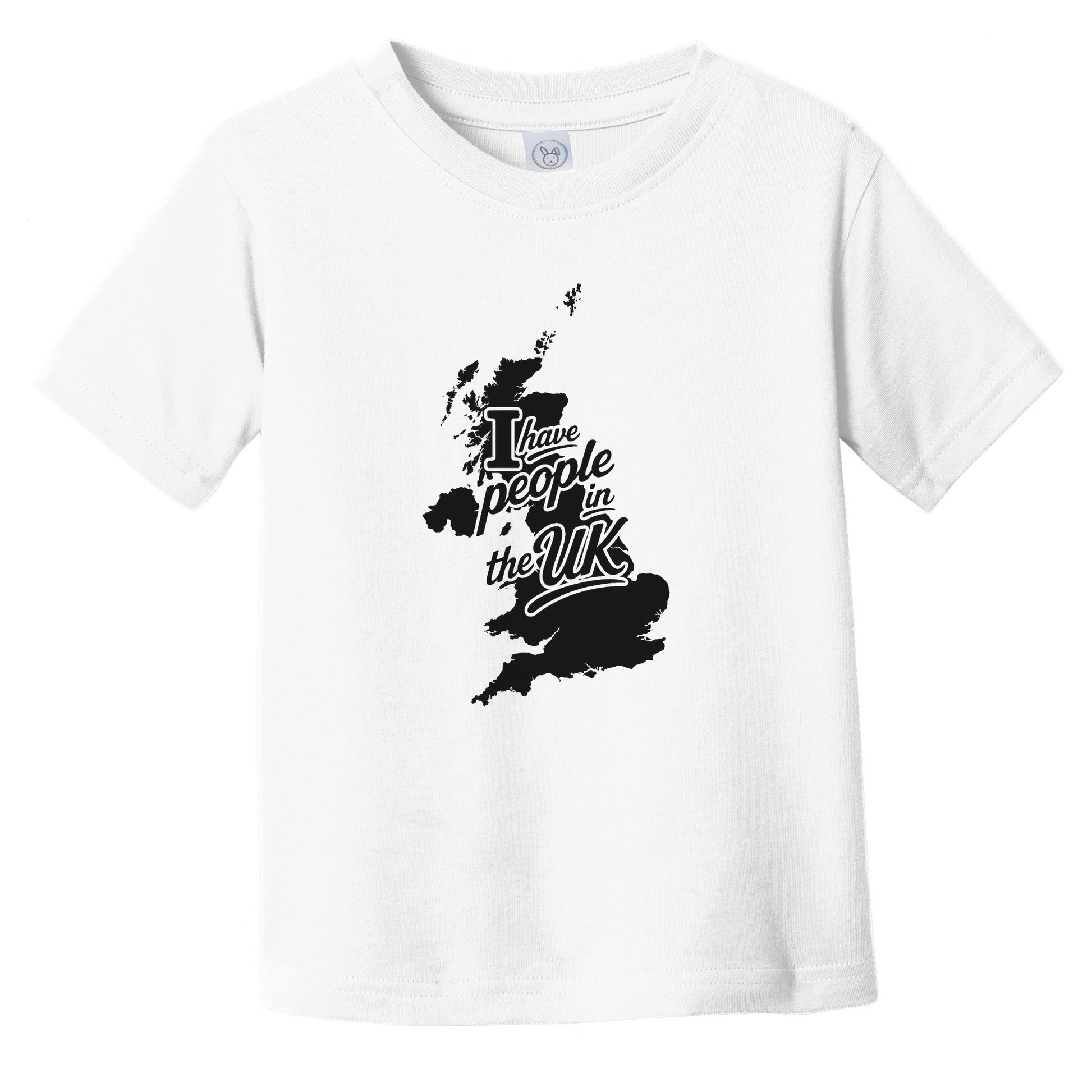 I Have People In the UK United Kingdom Silhouette Infant Toddler T-Shirt