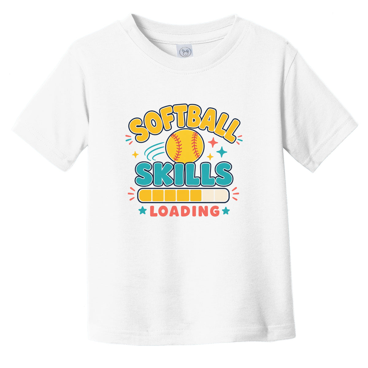 Softball Skills Loading Funny Sports Humor Infant Toddler T-Shirt