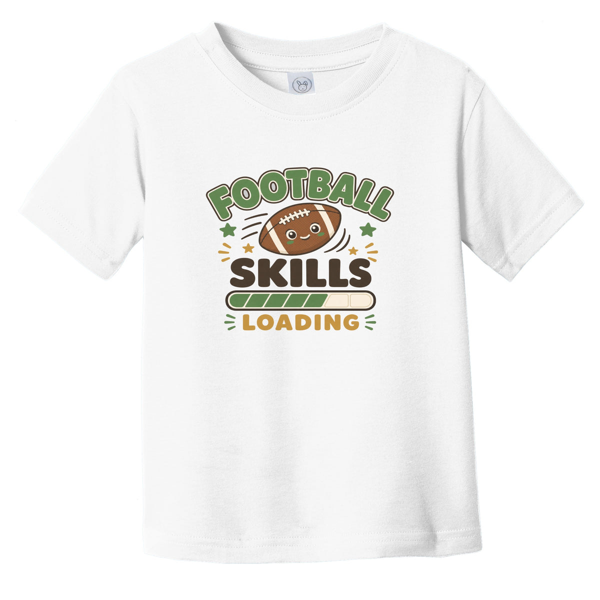 Football Skills Loading Funny Sports Humor Infant Toddler T-Shirt