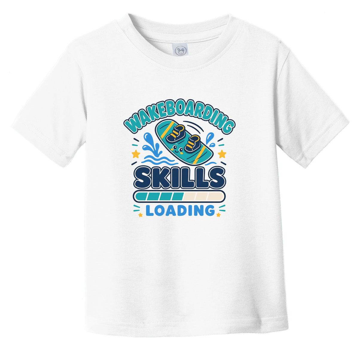 Wakeboarding Skills Loading Funny Wakeboard Humor Infant Toddler T-Shirt