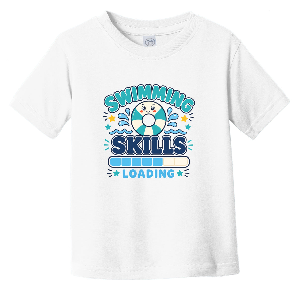 Swimming Skills Loading Funny Swimmer Humor Infant Toddler T-Shirt
