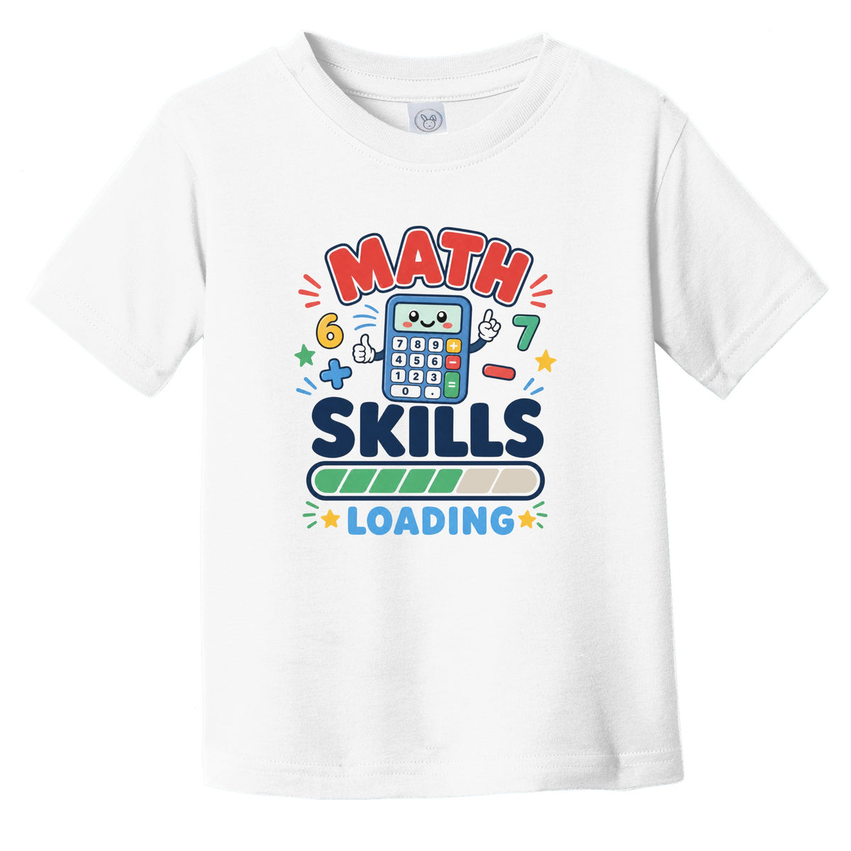 Math Skills Loading Funny Mathlete Humor Infant Toddler T-Shirt