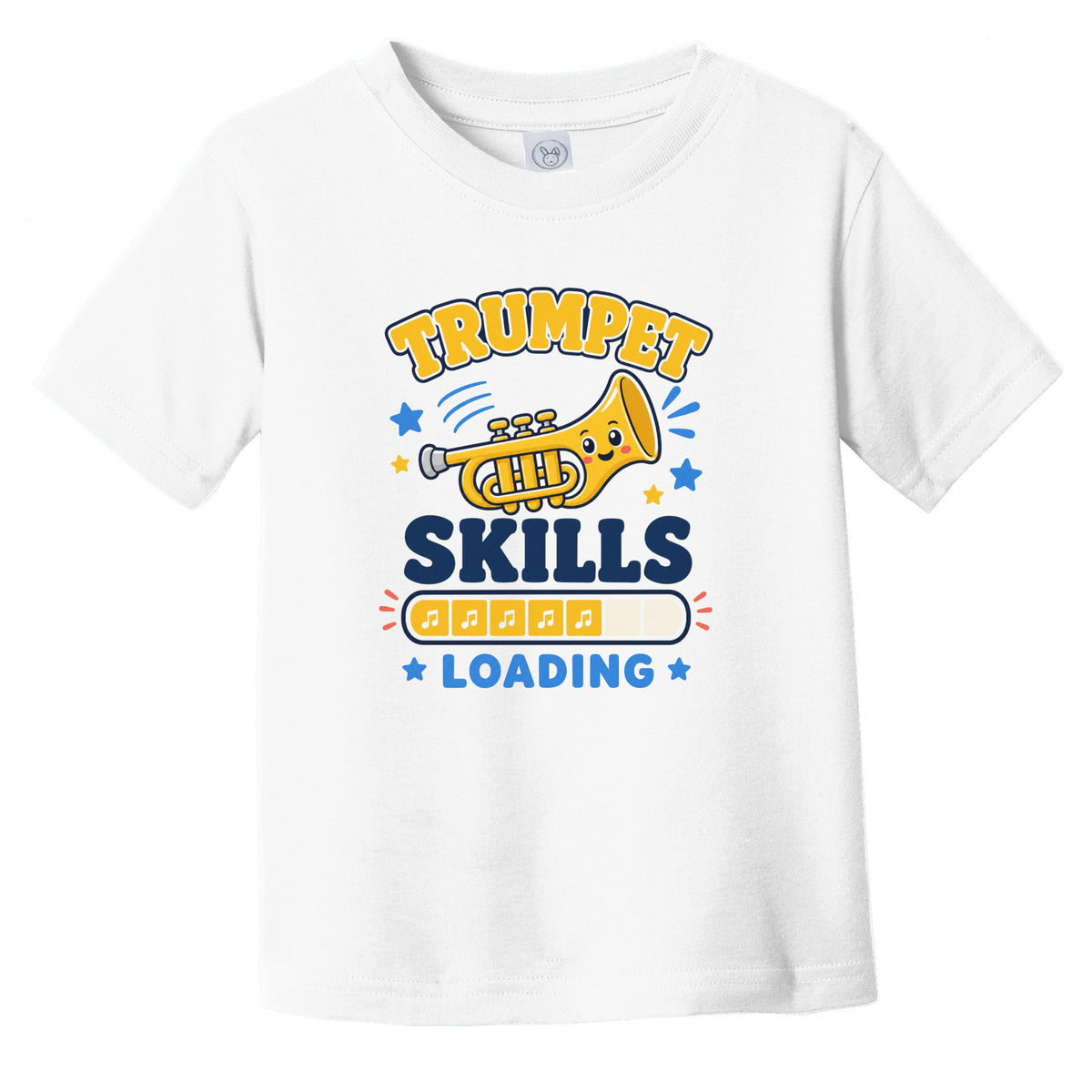 Trumpet Skills Loading Funny Musician Humor Infant Toddler T-Shirt