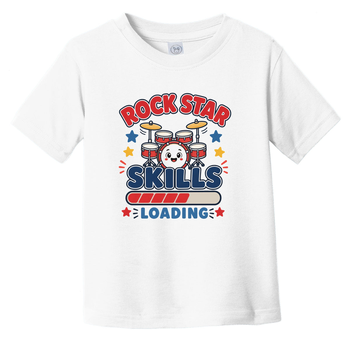 Rock Star Skills Loading Funny Rock Music Humor Infant Toddler T-Shirt