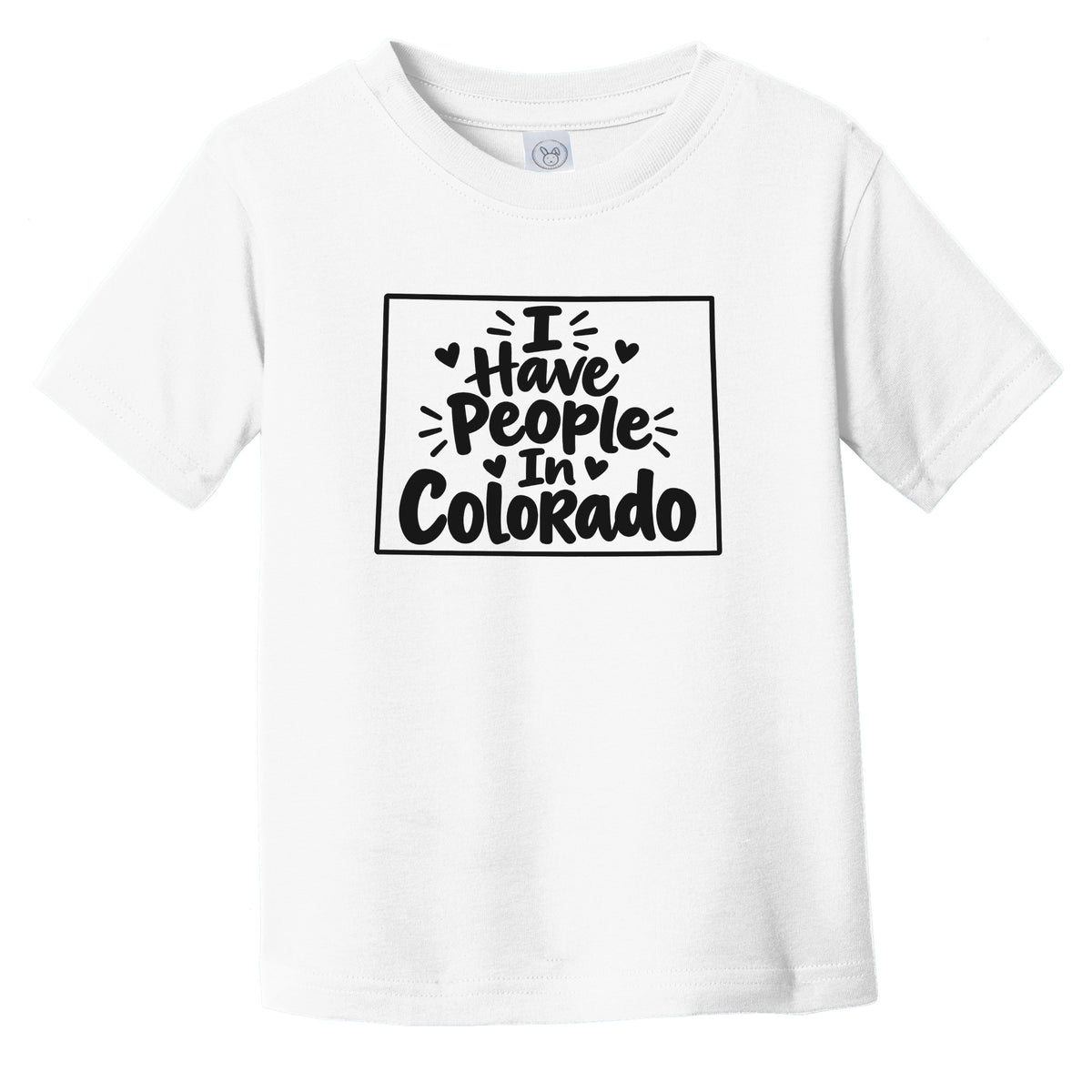I Have People In Colorado Cute State Silhouette Infant Toddler T-Shirt