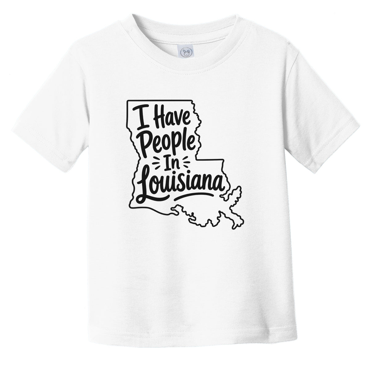 I Have People In Louisiana Cute State Silhouette Infant Toddler T-Shirt