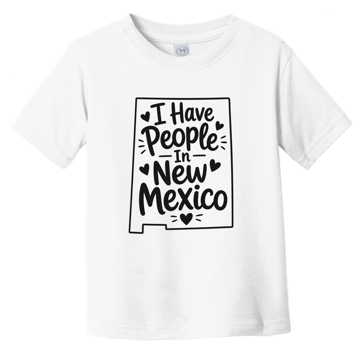 I Have People In New Mexico Cute State Silhouette Infant Toddler T-Shirt