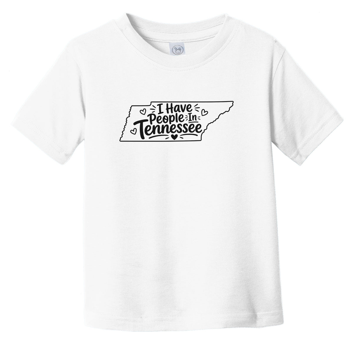 I Have People In Tennessee Cute State Silhouette Infant Toddler T-Shirt