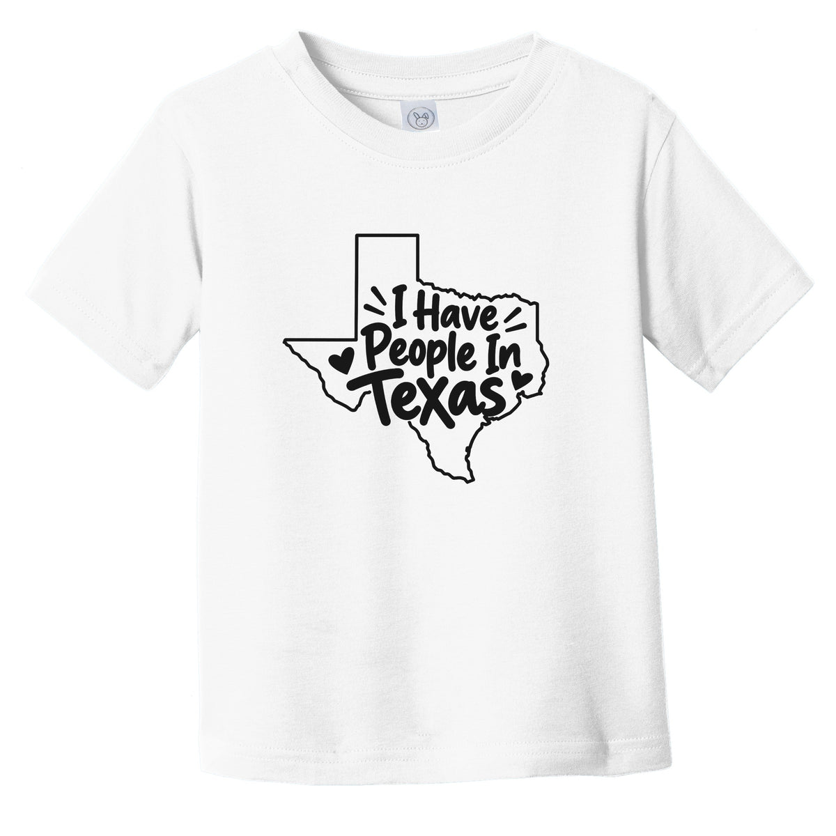 I Have People In Texas Cute State Silhouette Infant Toddler T-Shirt