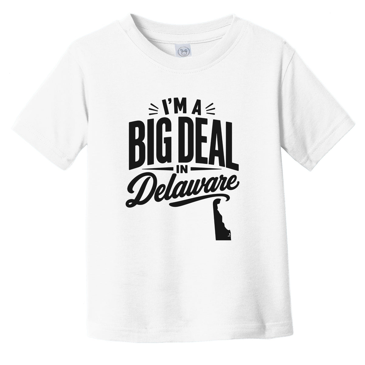 I'm A Big Deal In Delaware Funny Saying Infant Toddler T-Shirt