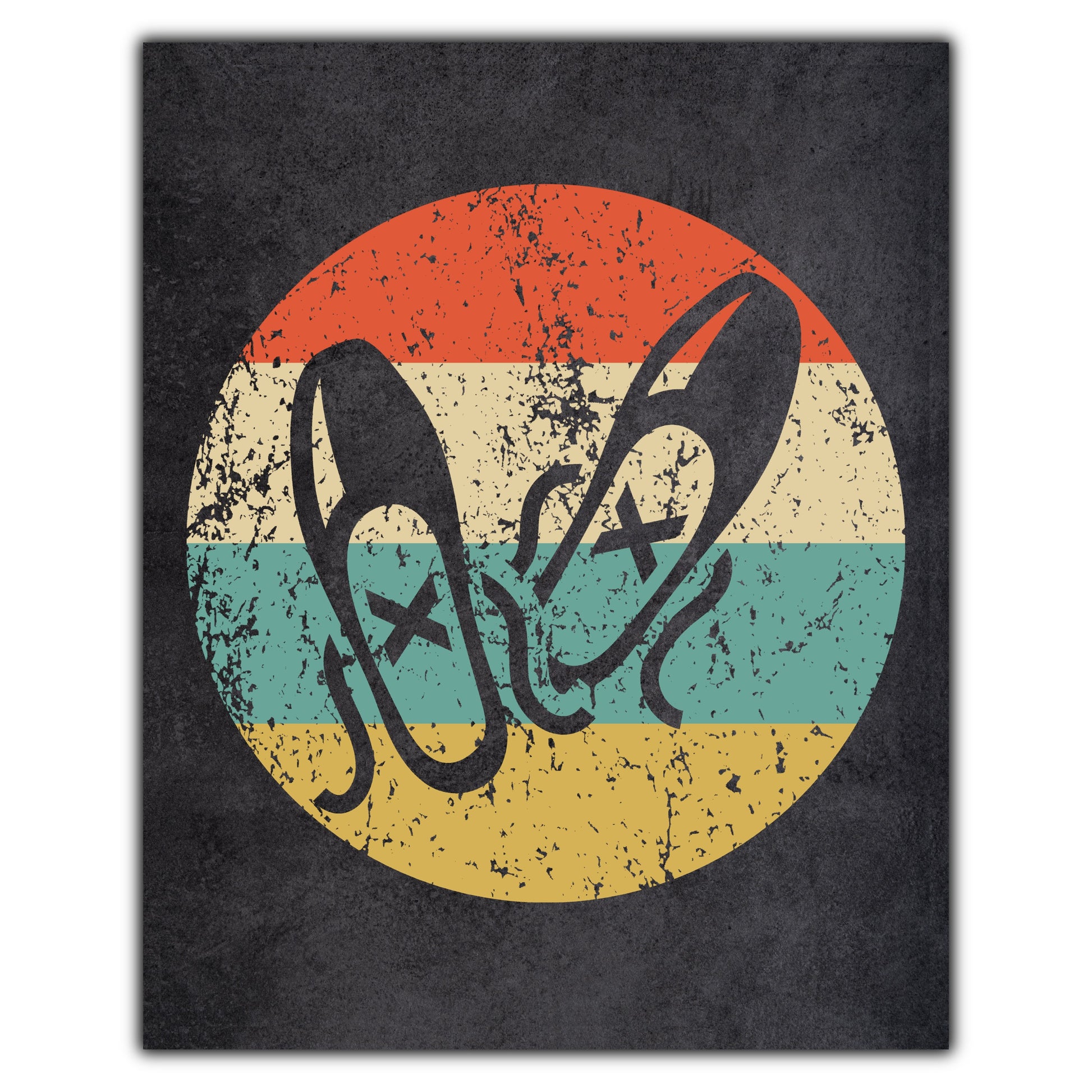 Ballet Slippers Dance Icon Retro 8"x10" Wall Art Print