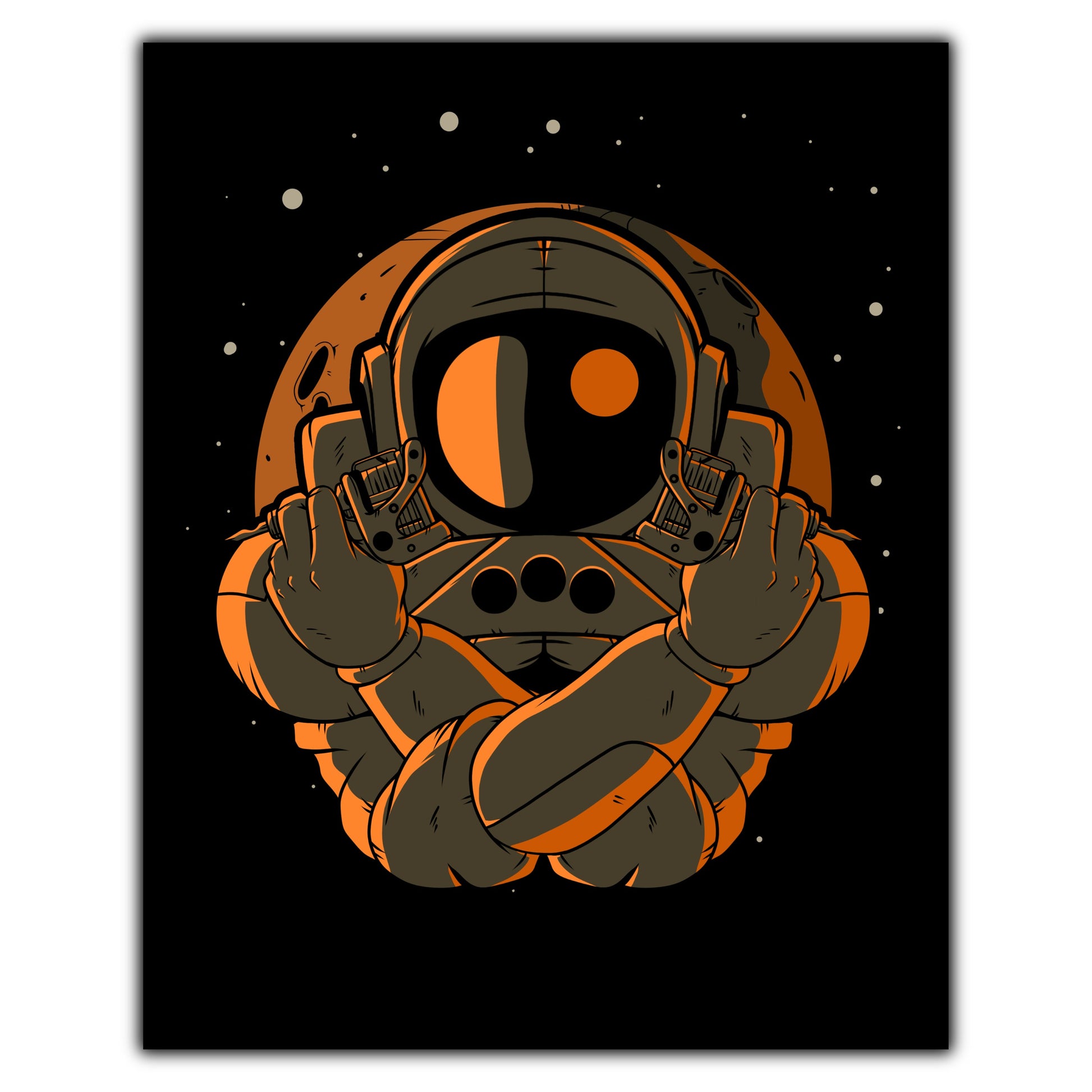 Tattoo Artist Astronaut Outer Space Spaceman Tattoo 8"x10" Wall Art Print
