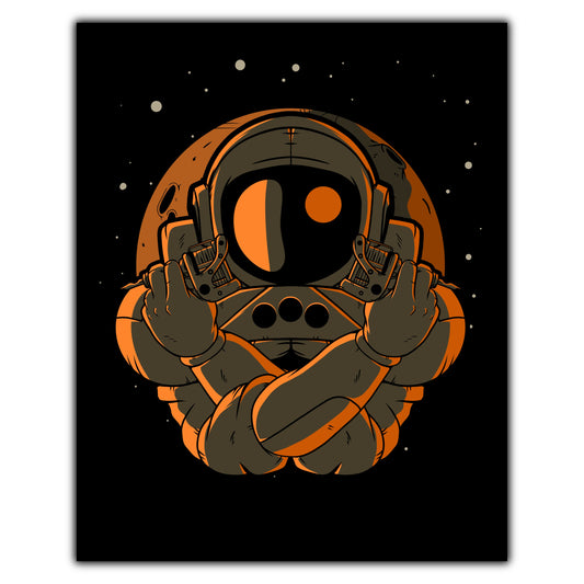 Tattoo Artist Astronaut Outer Space Spaceman Tattoo 8"x10" Wall Art Print
