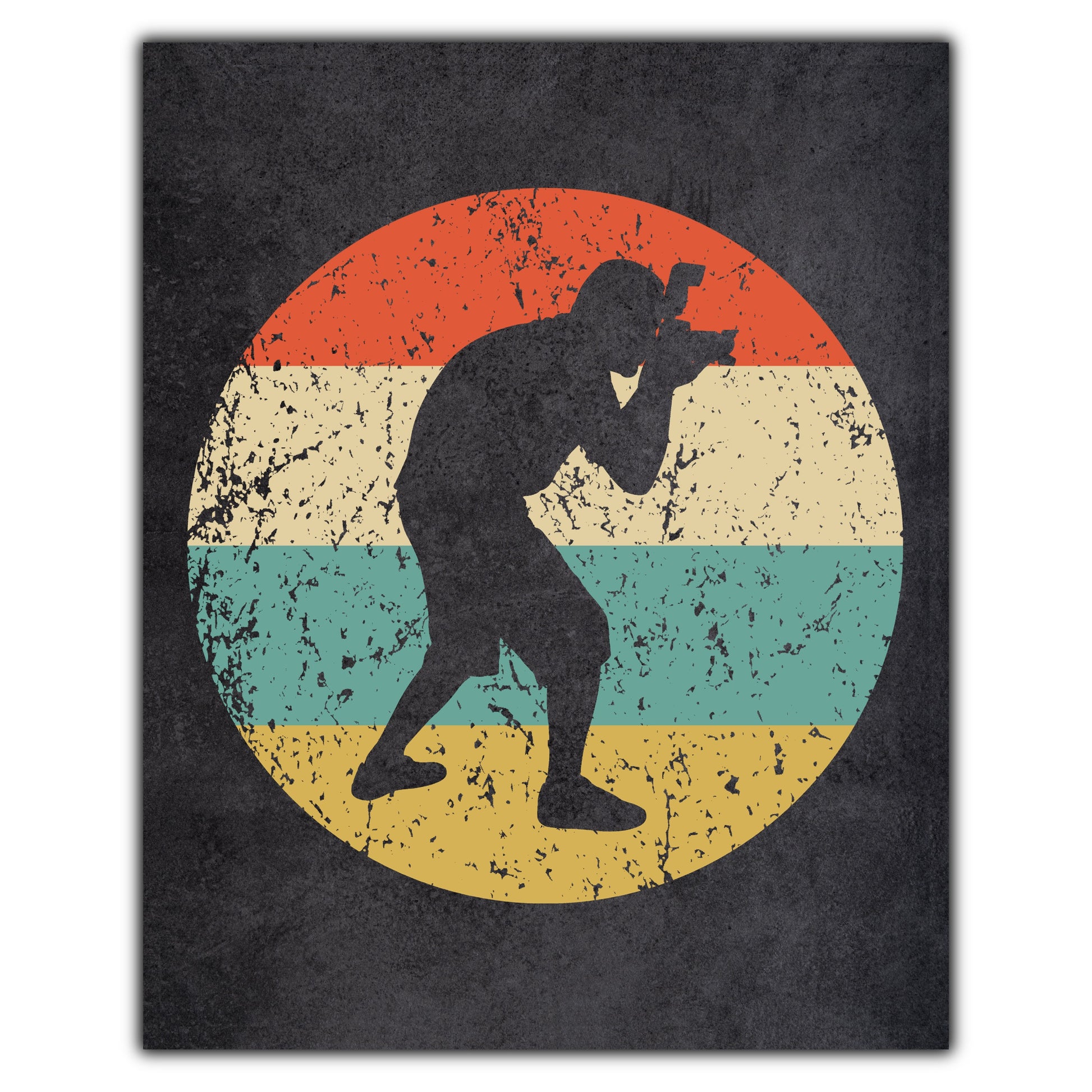 Photographer Icon Retro 8"x10" Wall Art Print