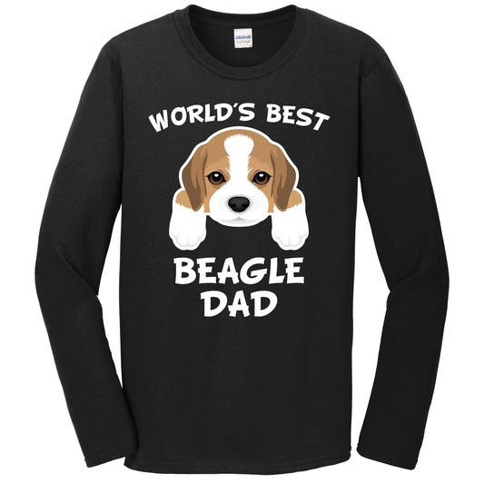 World's Best Beagle Dad Dog Owner Long Sleeve T-Shirt