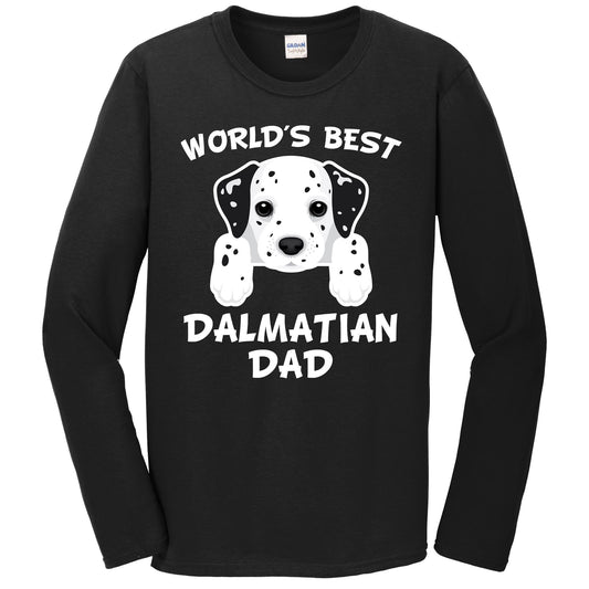 World's Best Dalmatian Dad Dog Owner Long Sleeve T-Shirt