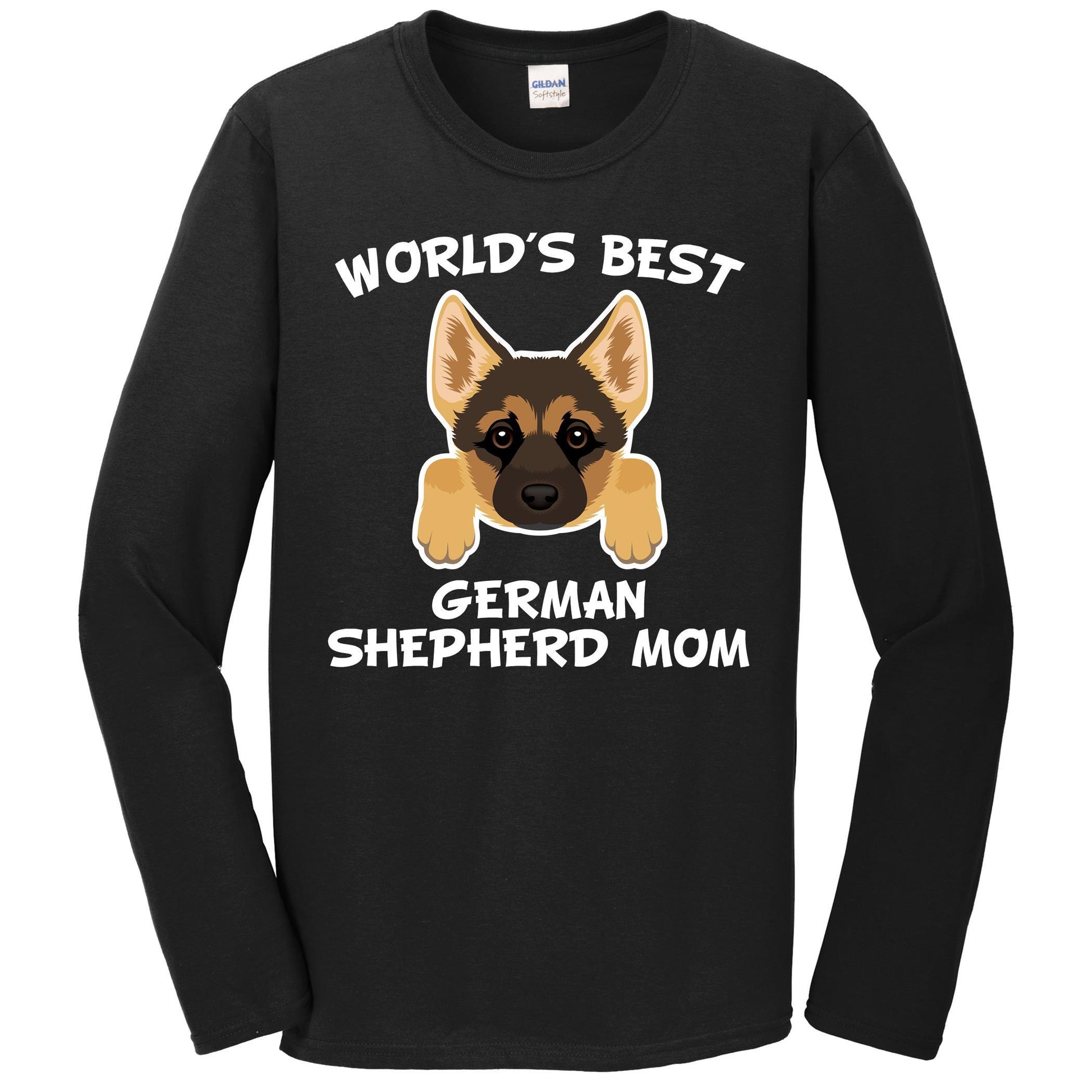 World's Best German Shepherd Mom Dog Owner Long Sleeve T-Shirt